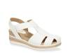 Freeport Wedge Sandal White view