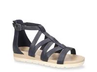 Vila Wedge Sandal Navy view