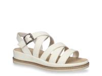 Madeline Wedge Sandal White view