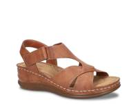 Lani Wedge Sandal Honey Brown view