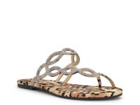 Aloni Sandal Beige/Brown/Black Leopard Print view