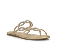 Aloni Sandal Gold Metallic view