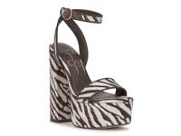 Axtyn Platform Sandal Black/White Zebra Print view