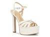 Itzari Platform Sandal Off White view