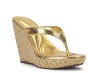 Jyseta Wedge Sandal Gold Metallic view