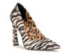 Omissia Pump Dark Brown/Off White Zebra Print view