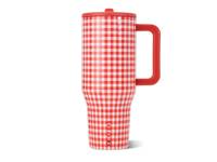 Traveler 40-Oz. Water Bottle White/Red view