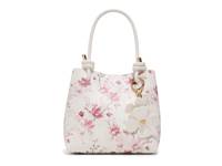 Evililyaa Satchel Off White/Pink Floral Print view