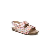 Gal Pal Sandal - Kids' Pink Floral Print Fabric view