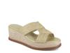 Daria Wedge Sandal Pale Yellow view