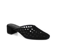 Ria Mule Black Suede view