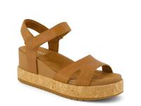 Alana Wedge Sandal Medium Brown view