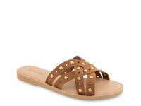 Simon Sandal Cognac view
