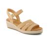 Julia Wedge Sandal Light Brown view