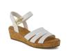 Julia Espadrille Wedge Sandal White view
