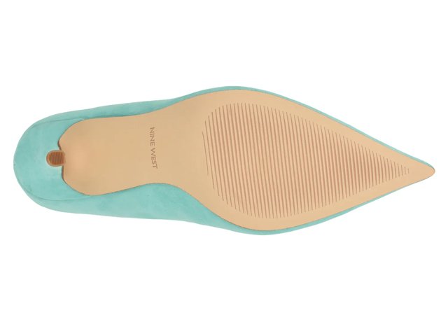 Escarpins Compensés En Daim Marron Nine West - Taille 7 US, Talon Moyen, Occasion