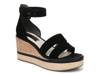 Madaya Wedge Sandal Black view