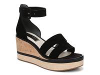Madaya Wedge Sandal Black view