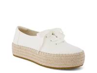 Valencia Espadrille Platform Sneaker - Women's White view