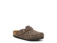 Boston Clog - Kids' Dark Brown Leopard Print view
