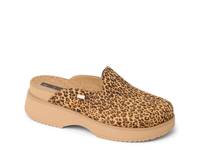 Vista Skye Platform Clog Cheetah Print view