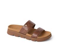 Horizon Luxe Platform Sandal Dark Brown view
