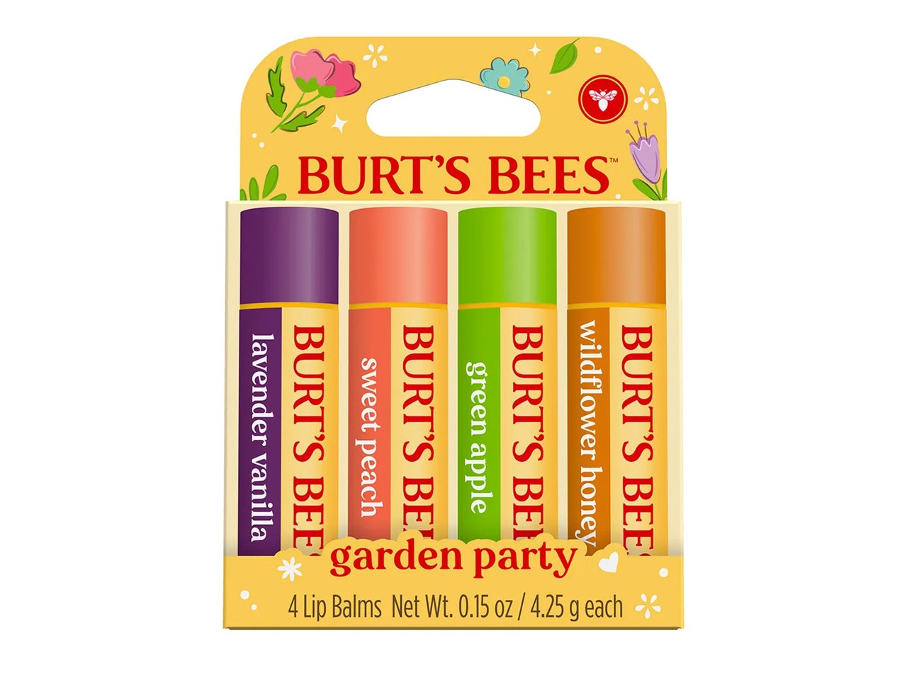 Garden Party Lip Balm Set - 4 Pack