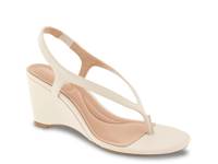 Sernity Wedge Sandal Almond Milk White view
