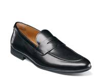 Modena Penny Loafer Black Leather view