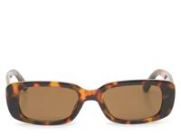 Versailles Rectangle Sunglasses Brown Tortoise Shell view
