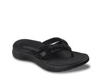 GO WALK Flex Lindsey Sandal Black view