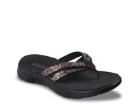 GO WALK Flex Lindsey Sandal Black view