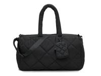 Diamond Quilted Duffle Bag Black view