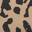 Square Quilted Tote Leopard Print view