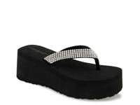 Filix Wedge Sandal Black view