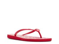 Bermuda Print III Flip Flop Red view