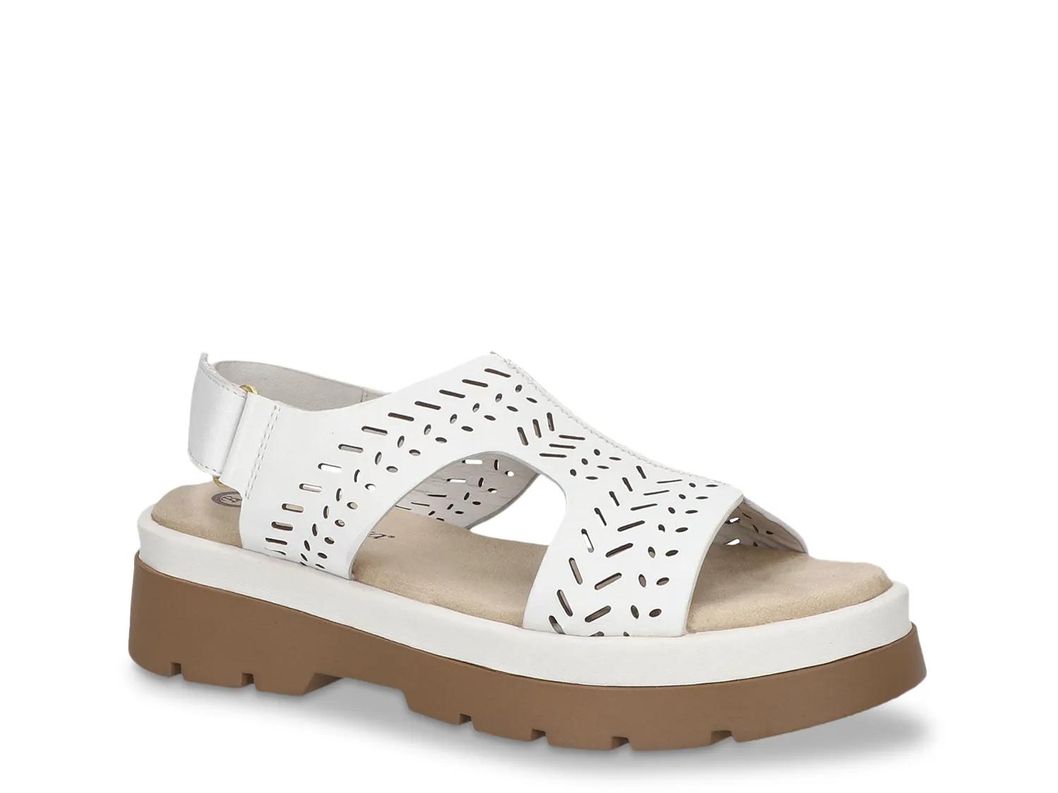 Bella Vita Indigo Sandal | Women's | White | Size 5 | Sandals | Lug | Slingback