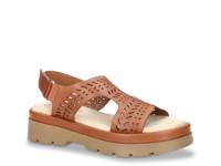 Indigo Sandal Cognac view