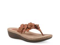 Cassilia Wedge Sandal Orange view