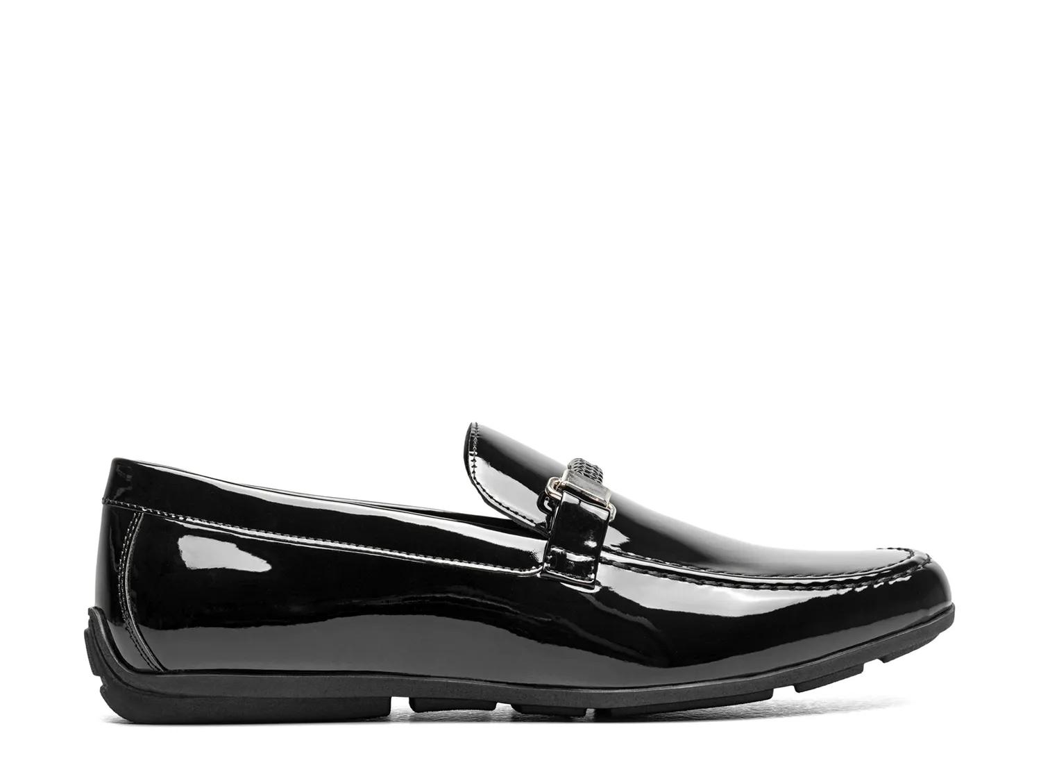 Stacy Adams Shoes Sheridan Moc Toe Bit Slip On Black Patent Size 11 — photo 2