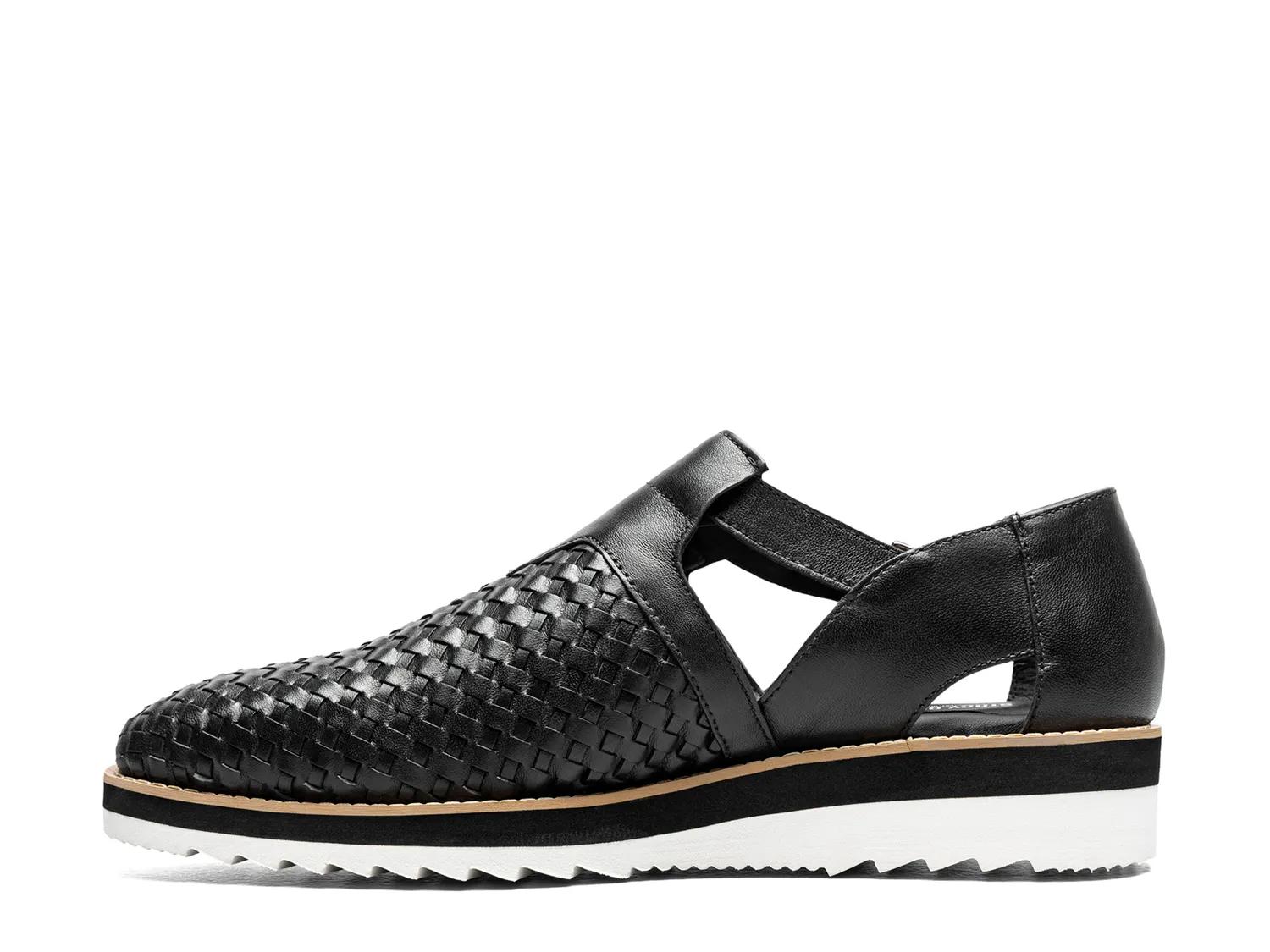 Stacy Adams Shoes Alvarado Woven City Sandal Black Size 13 — photo 2