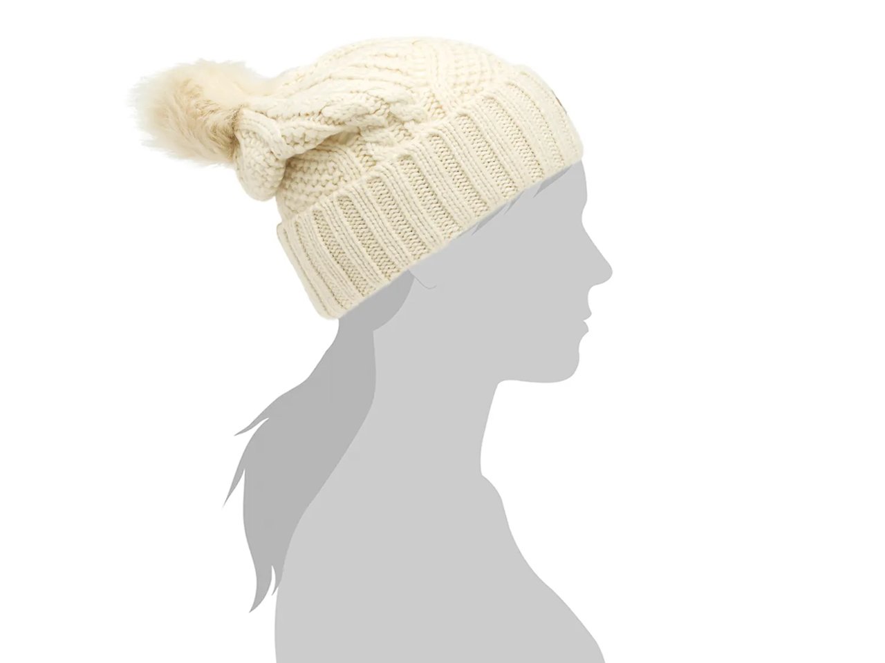 Cable Knit Pom Beanie