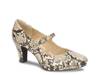 Zest Mary Jane Pump Snake Print view