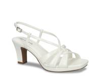 Valorie Platform Sandal White Crinkle view