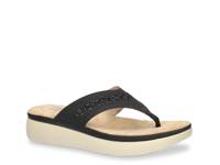 Sonny Platform Flip Flop Black view