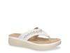 Sonny Platform Flip Flop White view