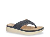 Sonny Platform Flip Flop Navy view