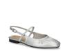 Blake Slingback Ballet Flat Silver Metallic view