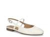 Blake Slingback Ballet Flat White view