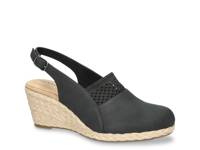 Aloha Espadrille Wedge Sandal Black view